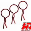 HRC Racing Karosserieklammern - 1/10 - Kurz - Gross Kopf - Rot (10 Stk.)