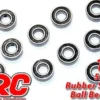 HRC Racing Kugellager 5x11x4mm Gummidichtung (10)