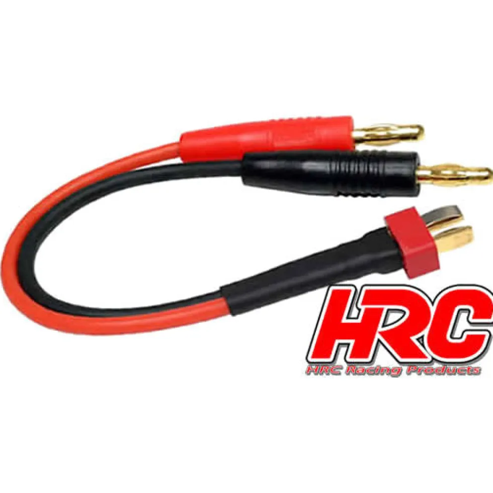 HRC Racing Ladekabel - Gold - Banana Plug zu Ultra T (Dean's Kompatible) Stecker