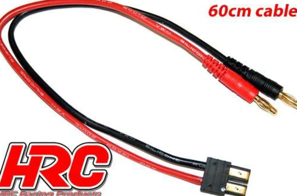HRC Racing Ladekabel 4mm Banane -> TRX Stecker