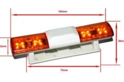HRC Racing LED Dachlampen-Balken Orange 1/10 JR Stecker