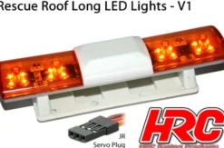 HRC Racing LED Dachlampen-Balken Orange 1/10 JR Stecker