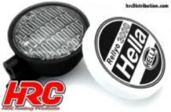 HRC Racing LED Lichtset Hella Cover 2x Weiss 1:10