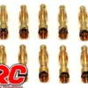 HRC Racing 4mm Goldkontakt Stecker (10)