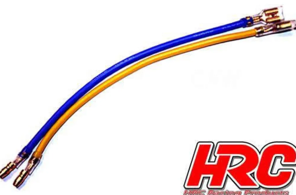 HRC Racing Motor Kabel Bullet Gold 4mm (Tamiya style)