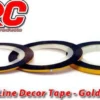 HRC Racing Zierband / Zierstreifen / Bodylines 1.5mm goldfarbend (15m)