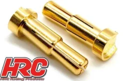 HRC Stufen Goldkontakt-Stecker 4&5mm (2)