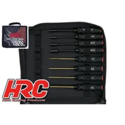 HRC Werkzeug-Set mit Tasche- Racer Set - Sechskant & Steckschlüssel (9--teilig)