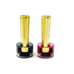 H-Speed Goldkontakt-Stecker 5mm mit LP Kühlkörper / Griffstück