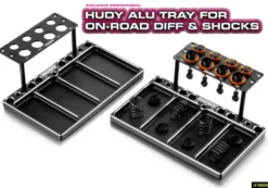 HUDY Alu Schale für Onroad Diff. & Dämpfer