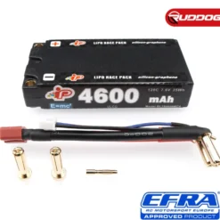 Intellect LiPo MC4 4600mAh 120C 7.6V Long Runtime LCG Graphene Shorty Pack LiHV