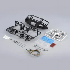 killerbody KB48718 Alu Rammschutz mit LED-Lampen schwarz für Traxxas TRX-4