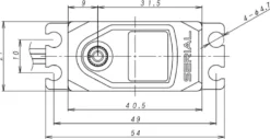 KO Propo Servo BSx4S-one10 Grasper2 | Low-Profile | 12kg | 0.11s