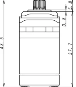 KO Propo Servo BSx4S-one10 Grasper2 | 33kg | 0,12s