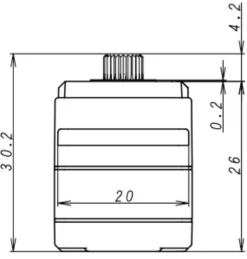 KO Propo Servo RSx4S-one10X Low-Profile | Metallgetriebe | 11,8kg | 0,10s