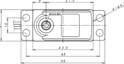 KO Propo Servo RSx4S-one10X Low-Profile | Metallgetriebe | 11,8kg | 0,10s