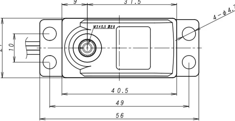 KO Propo Servo RSx4S-one10X-TAM Low-Profile | Metall-Getriebe | 12kg | 0s10s