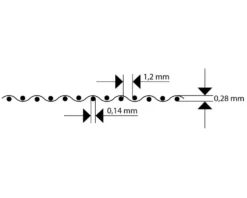 Krick Kunststoffgitter PVC Rauten Struktur 0,32x185x290 mm (2)
