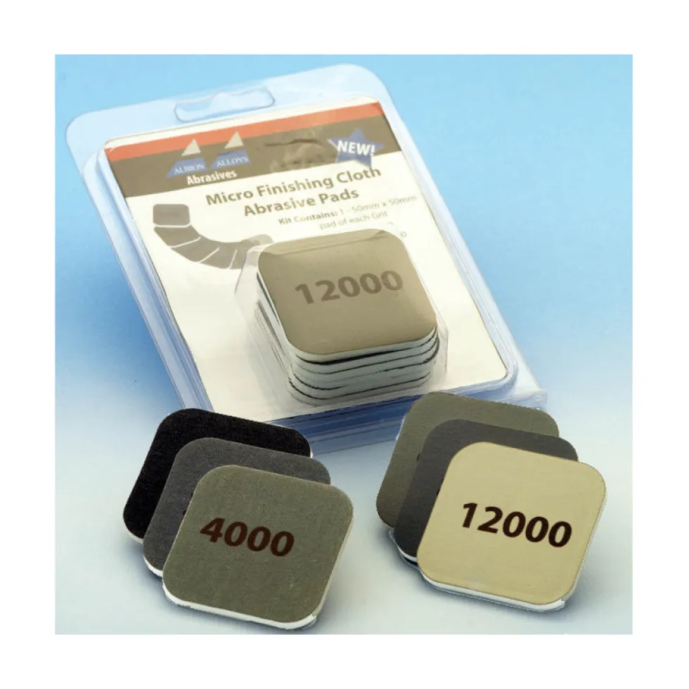 Krick Mikro-Schleifleinen Pad 50x50mm 3200-12000 (6)