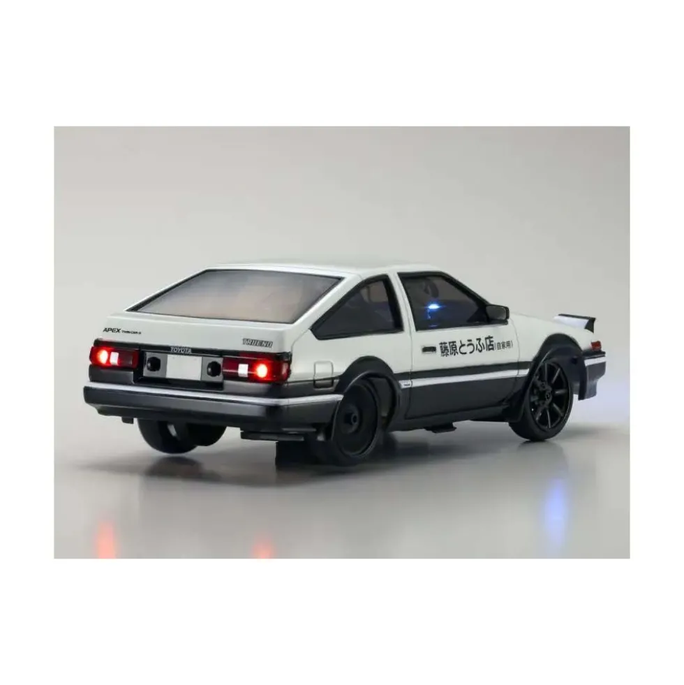 Kyosho First Mini-Z 1:28 Initial-D Sprinter Trueno AE86 WH/BK Carbon