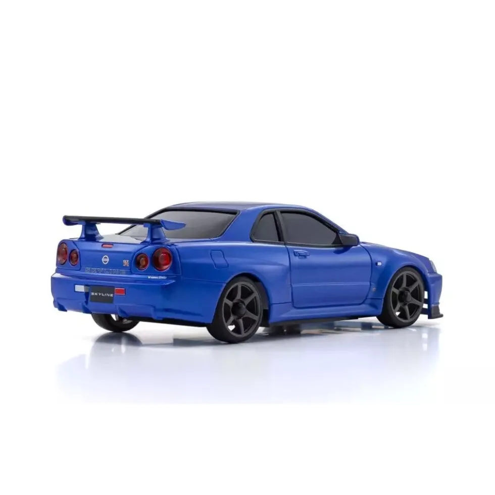 Kyosho Mini-Z AWD Nissan Skyline GT-R R34 Metallic-Blau