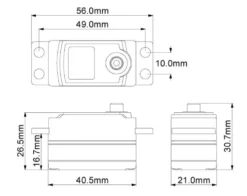 Kyosho Servo Low Profile Le Mans 40S KS4241-08M