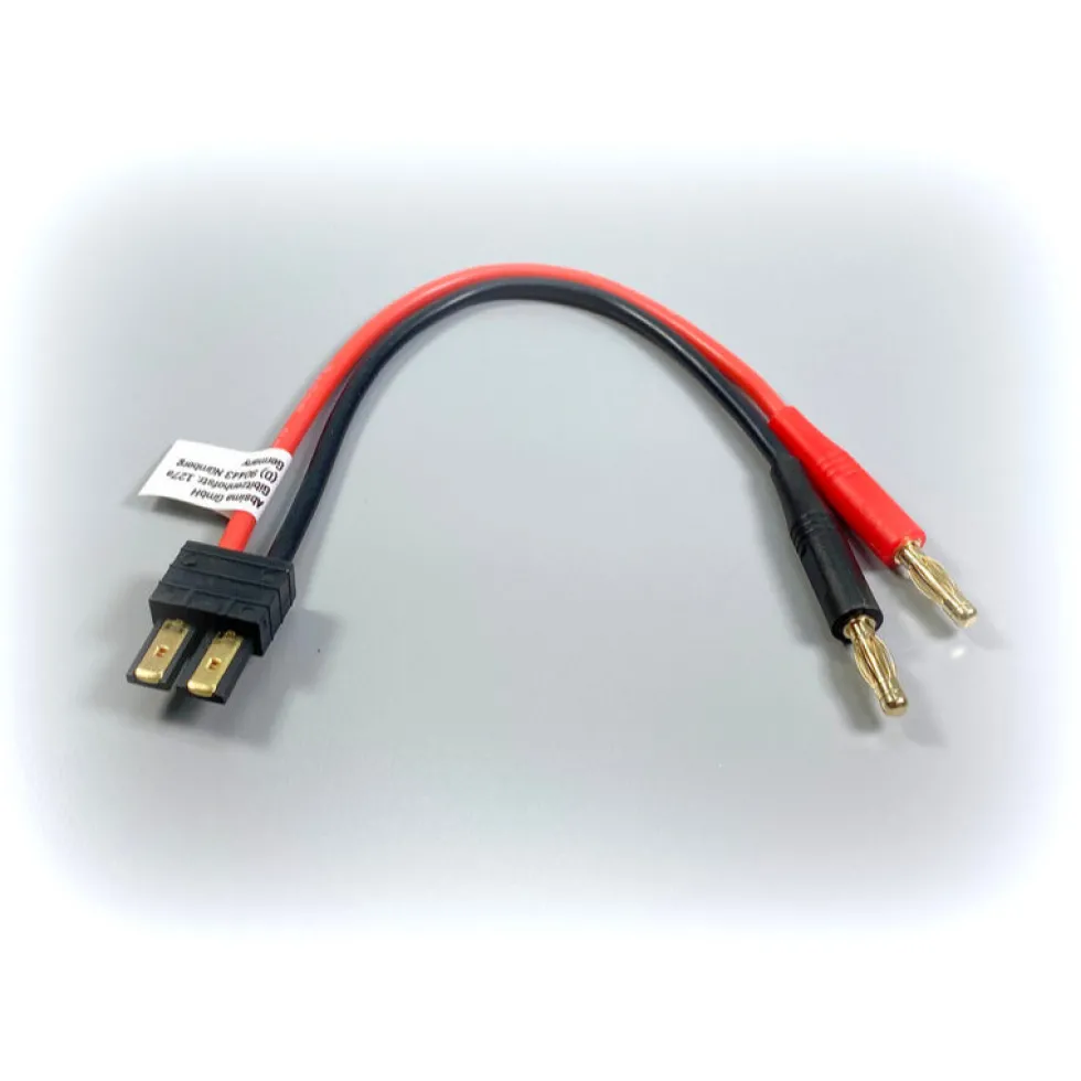 Ladekabel 4mm Banane auf TRX-Stecker