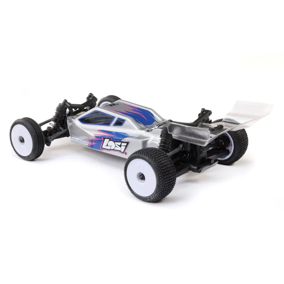 Losi Micro-B 2S 2WD RTR Race Buggy (mit Akku + Lader) 1:24 Silver