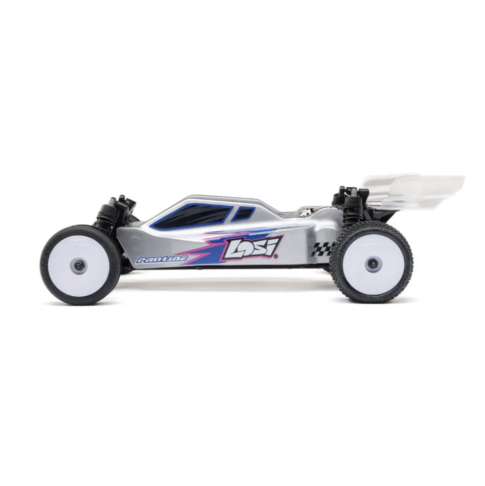 Losi Micro-B 2S 2WD RTR Race Buggy (mit Akku + Lader) 1:24 Silver