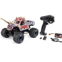 Losi Mini LMT Zombie 2S 4X4 1:18 RTR Brushed Monster-Truck Red