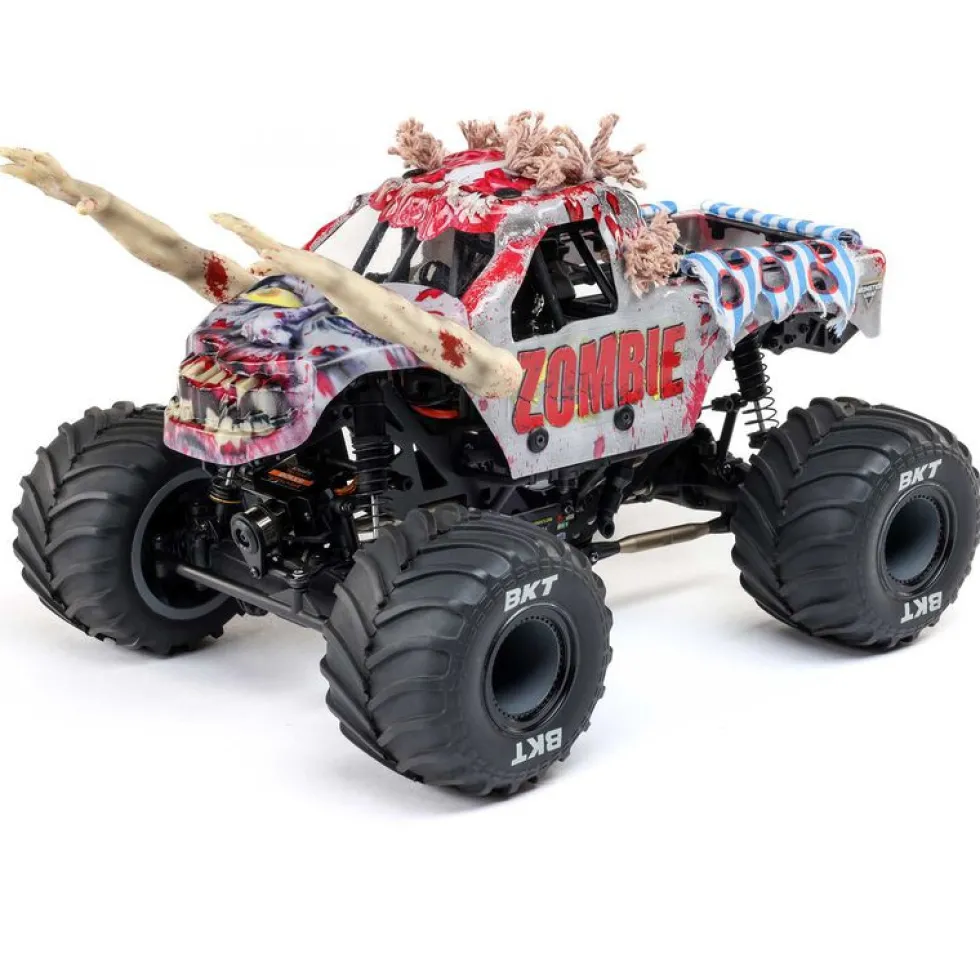 Losi Mini LMT Zombie 2S 4X4 1:18 RTR Brushed Monster-Truck Red