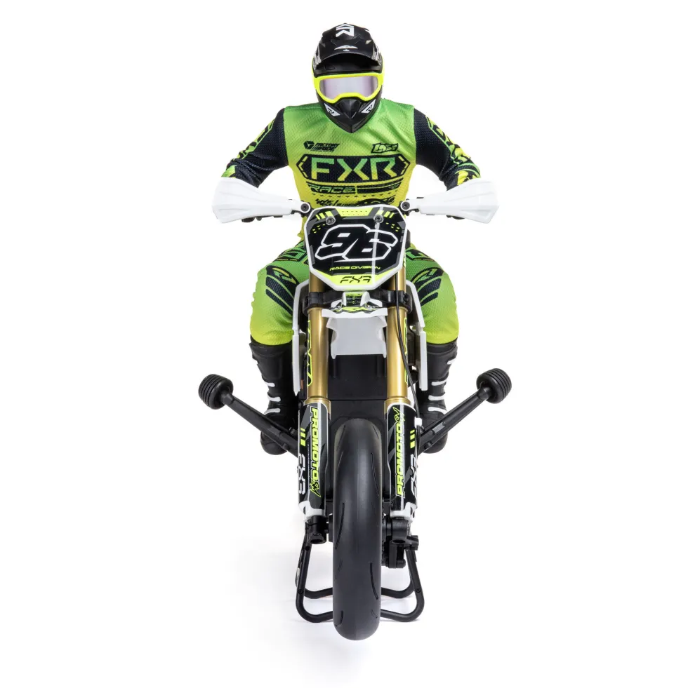 LOSI Promoto-SM 1:4 Motorcycle RTR FXR weiß (inkl. Akku & Ladegerät)