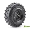 Louise Komplettrad CR-ROWDY 1/10 Crawler Super Soft 1.9 Felgen Schwarz Hex 12mm (2)