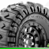 Louise Komplettrad CR-Rowdy Class 1 1/10 Crawler Set Mounted Super Soft Black 1.9 Wheels (2)