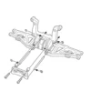 Pinebeach Front Hinge Pin Brace für Tamiya DT-02