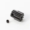 Pinebeach Hard Coated Duralumin Motorritzel für 380 Motor Modul 0.8 10T Black