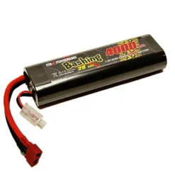 Pink Bashing LiPo Akku Racing Pack | 2S | 7.4V | 4000mAh | 50C | T-Stecker | Runde Bauform