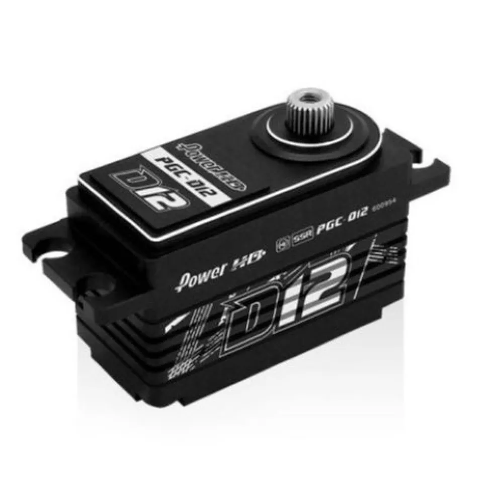 PowerHD Servo D12 Low-Profile Alu-Gehäuse (12.5kg/0.059s)