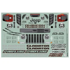 Pro-Line Karosserie-Satz Jeep Gladiator Rubicon unlackiert