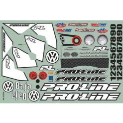 Pro-Line Karosserie VW Baja Bug unlackiert 318mm Radstand für Short Course Trx Slash