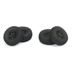 Pro-Line Komplettrad Hyrax 1.0 Mini Impulse Felge 7mm (4) Axial SCX24