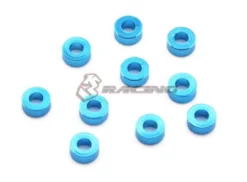 3Racing Alu M3 Flat Unterlegscheibe 2,5mm (10 Stk.) - Light Blue