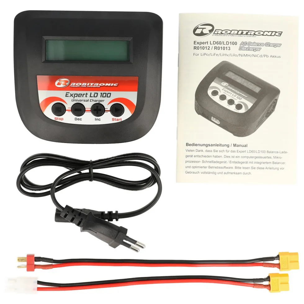 Robitronic Expert LD 100 Ladegerät LiPo 2-4s 10A 100W