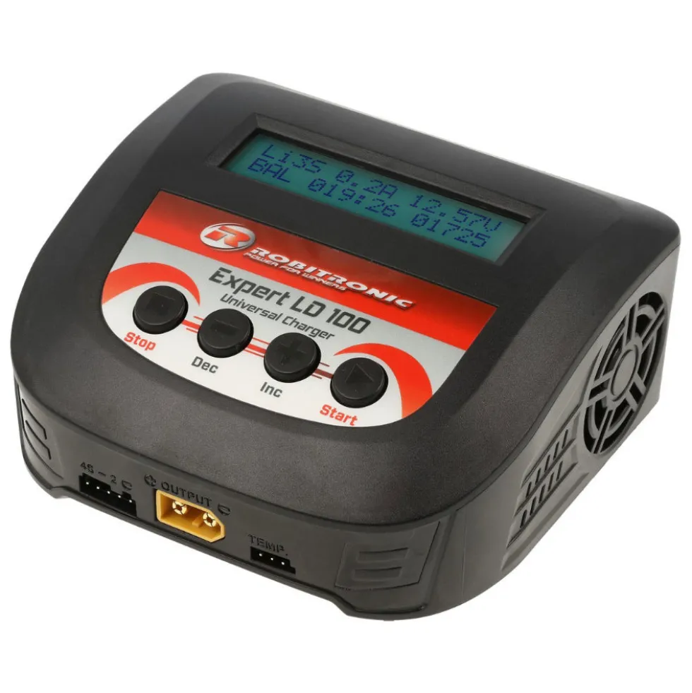 Robitronic Expert LD 100 Ladegerät LiPo 2-4s 10A 100W