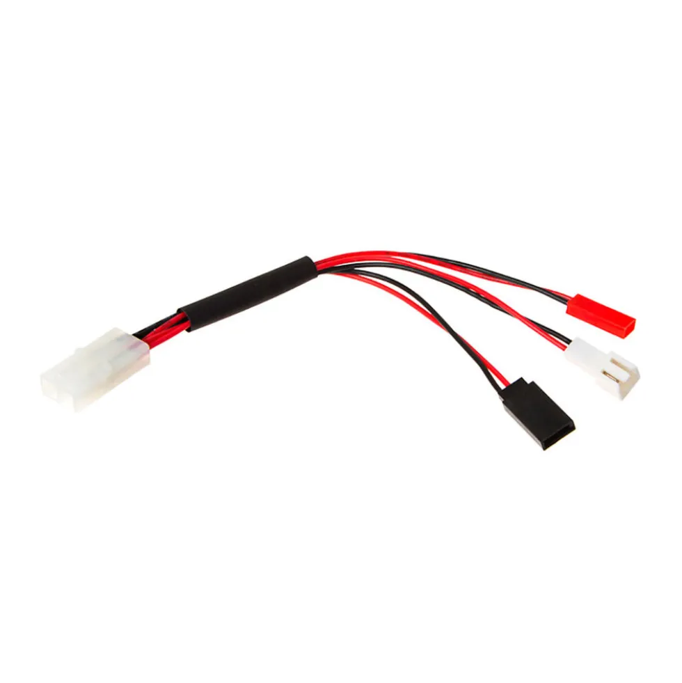 Robitronic Ladeadapter Tamiya Buchse -> Futaba/BEC/Micro