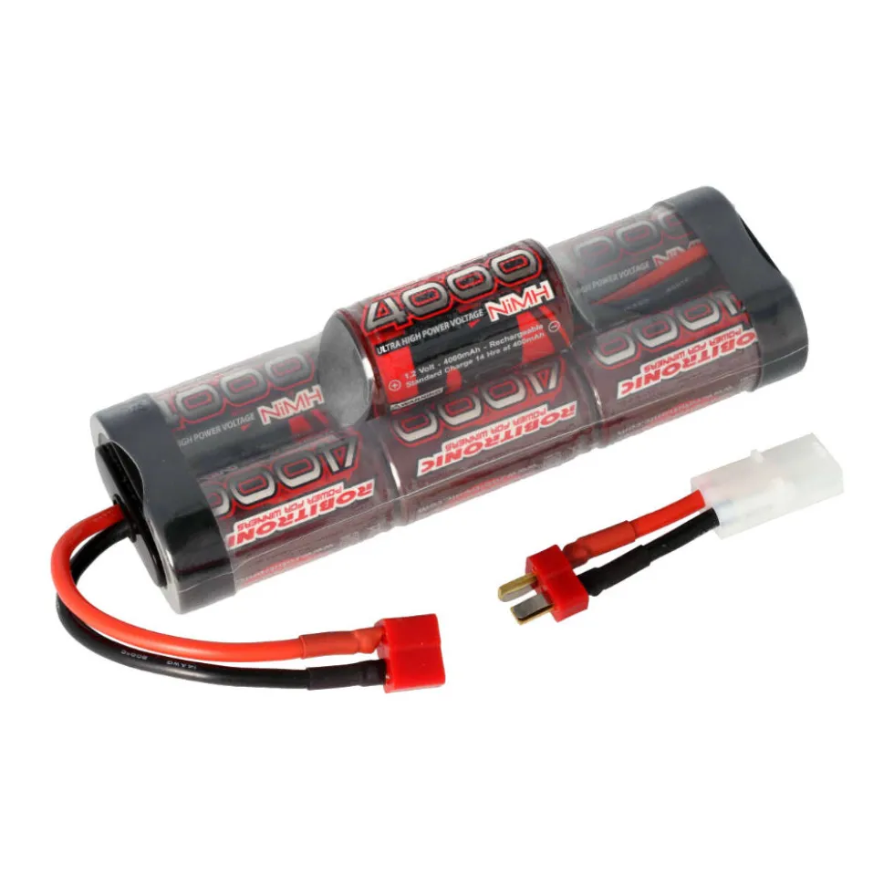 Robitronic NiMH Akku 4000mAh 8,4V Hump Pack T-Stecker & Tamiya