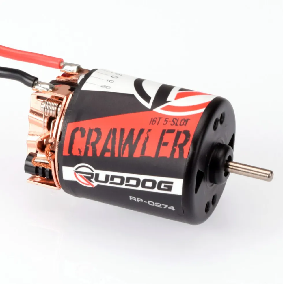 Ruddog Crawler 16T 5-Slot Brushed Motor