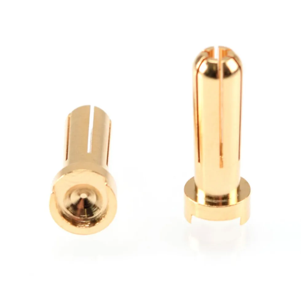 Ruddog 5mm Gold Plug Male (2)