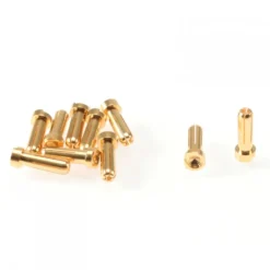Ruddog 5mm Gold Plug Male (10)