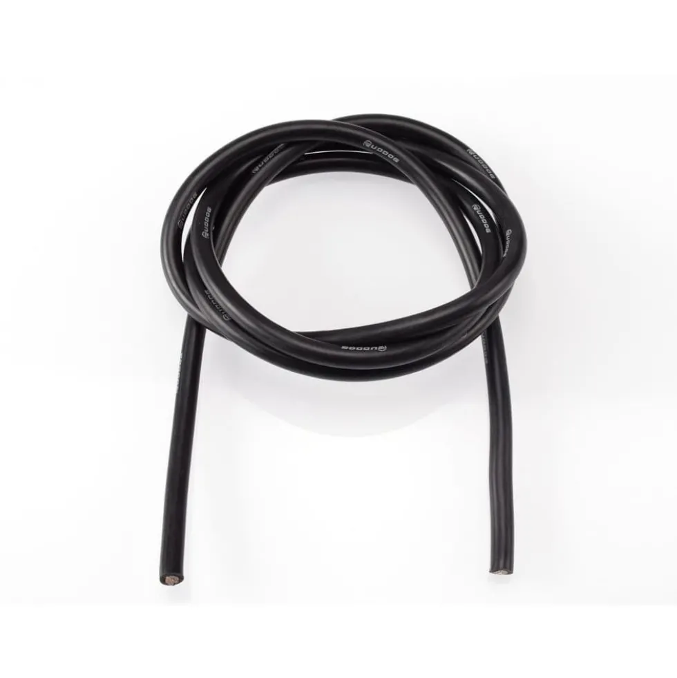 Ruddog Silikonkabel 5.3mm2 / 10awg schwarz (1m)